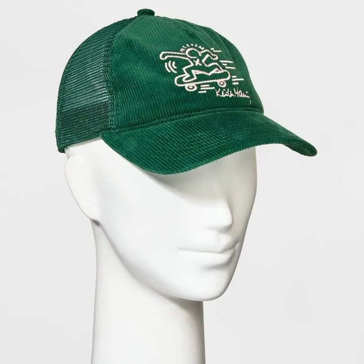 Keith Haring Skateboard Trucker Hat - Green
