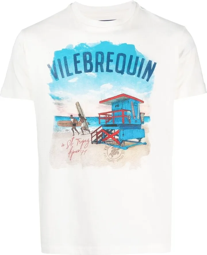 graphic-print cotton T-shirt