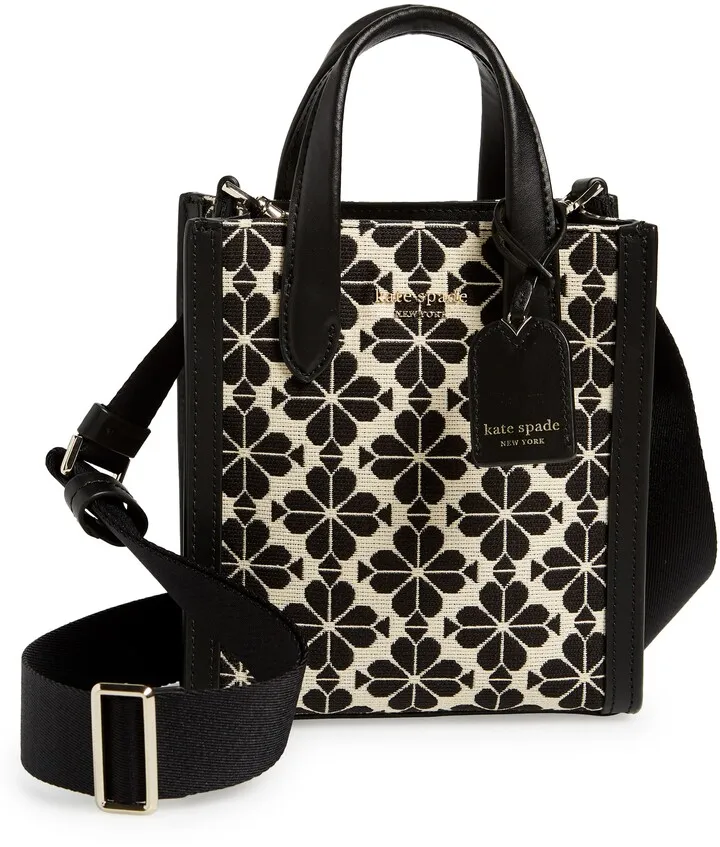 Manhattan Spade Flower Jacquard Tote