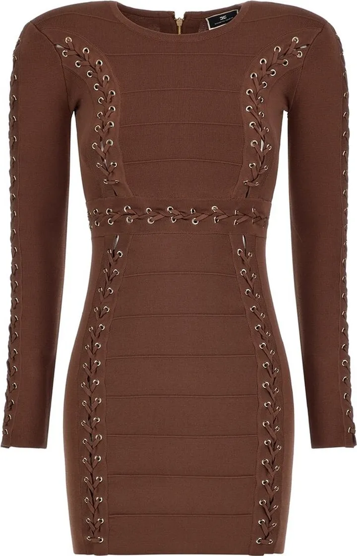 Elisabetta Franchi Laced Mini Dress