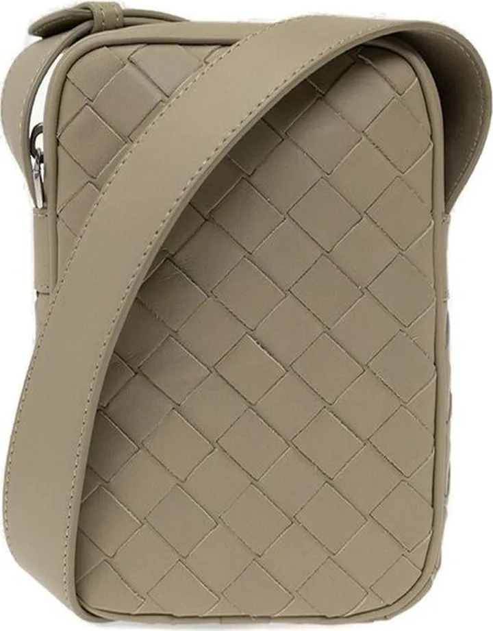 Bottega Veneta Intrecciato Zipped Phone Pouch