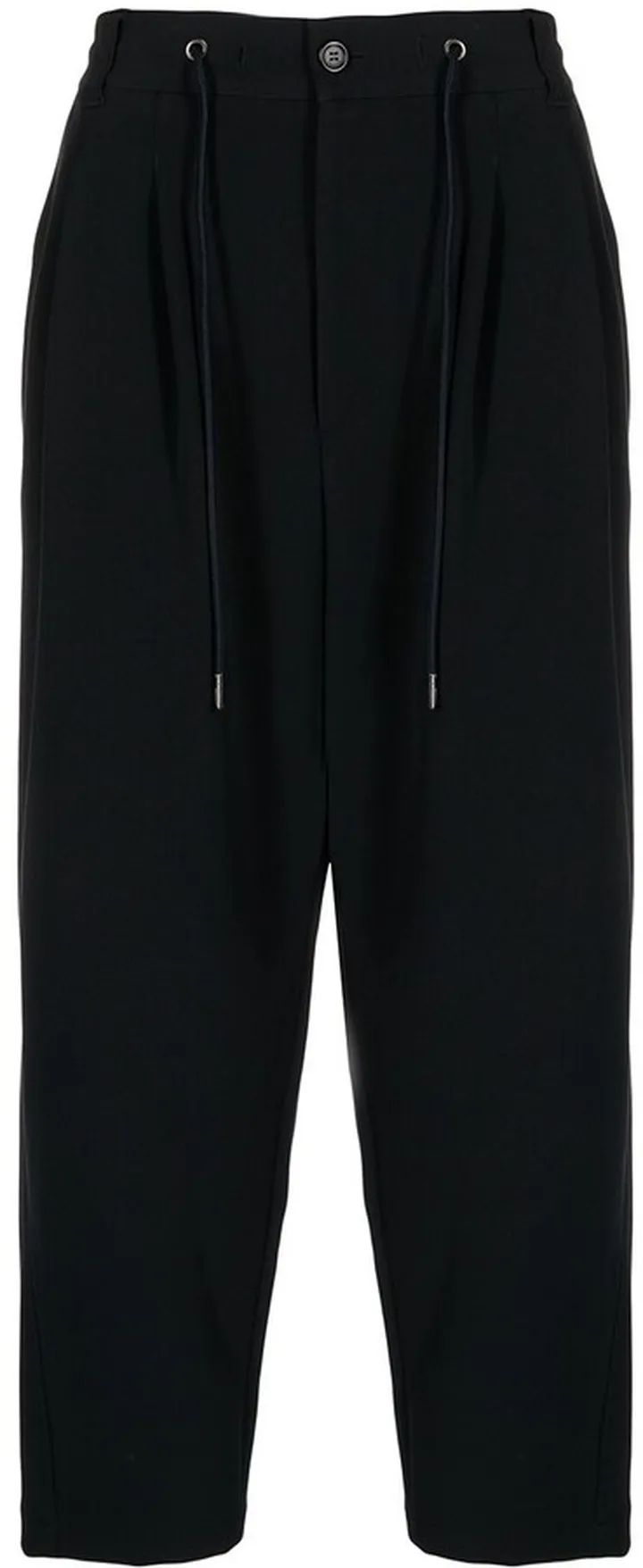 Drawstring Cropped Trousers