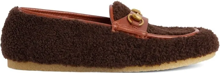 Horsebit wool loafers