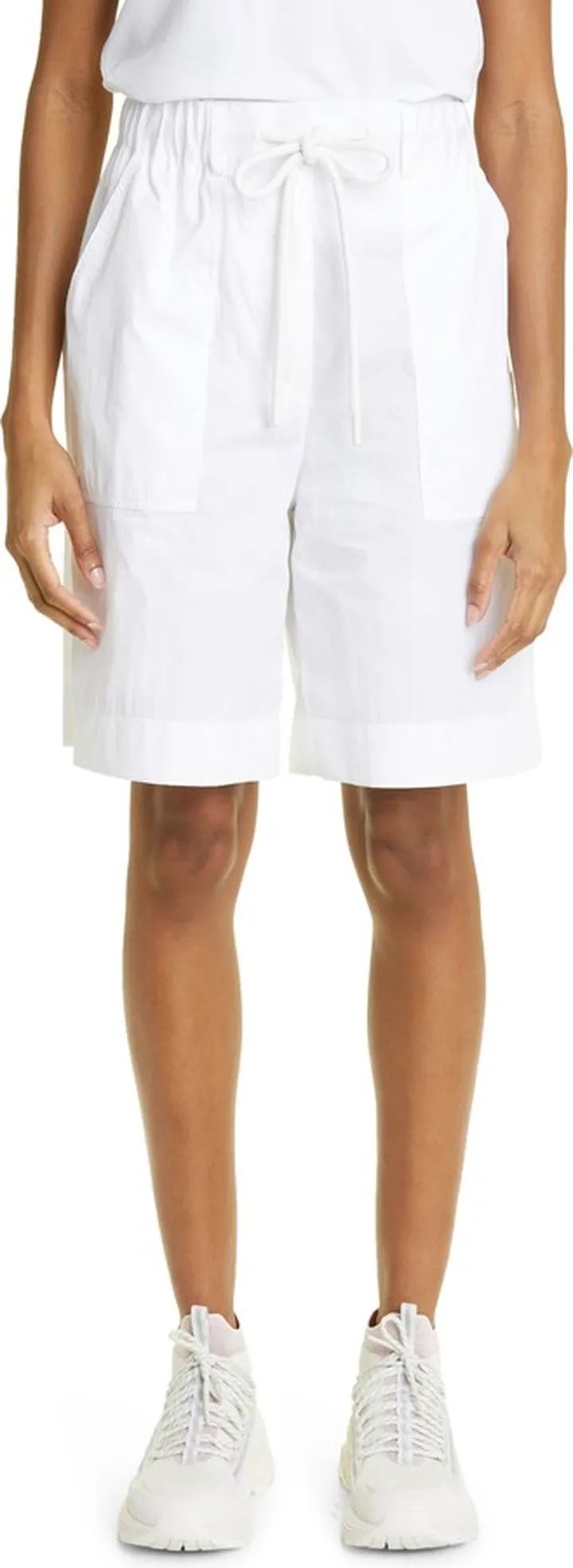 Cotton Blend Bermuda Shorts