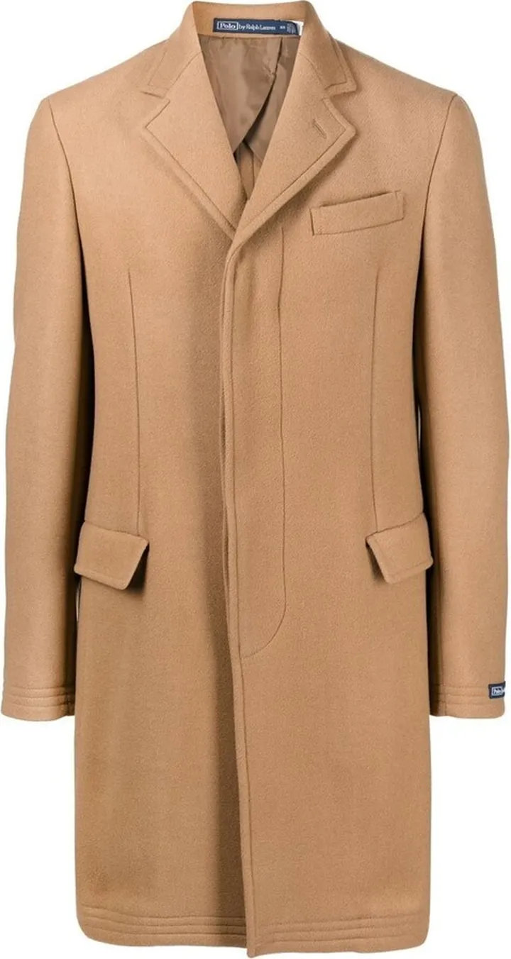 Wool-Blend Midi Topcoat