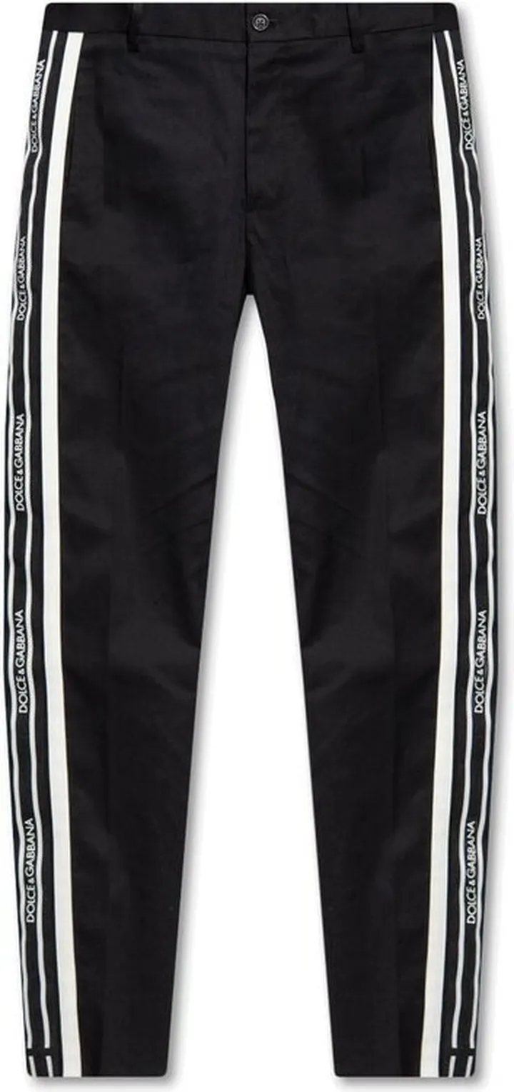 Dolce & Gabbana Side Striped Tapered Leg Trousers
