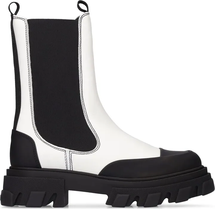 50mm Leather combat boot