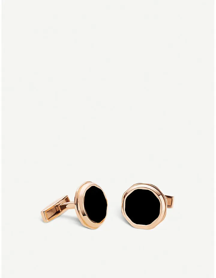 Mens Octo 18kt Pink-gold Cufflinks