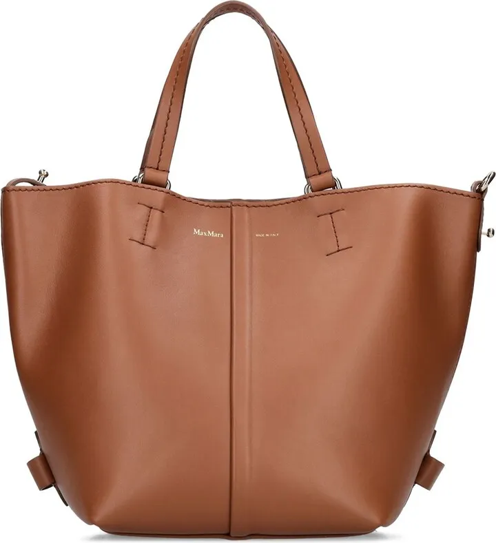 Small Plage leather tote bag