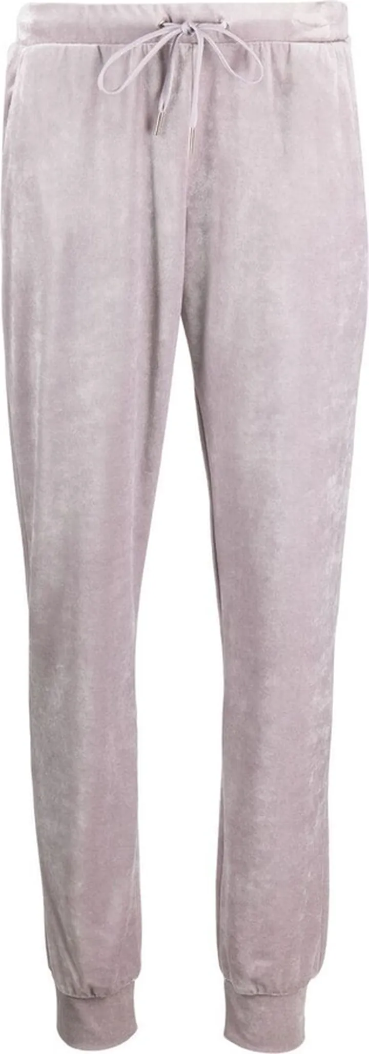 Velvet Slim-Fit Joggers
