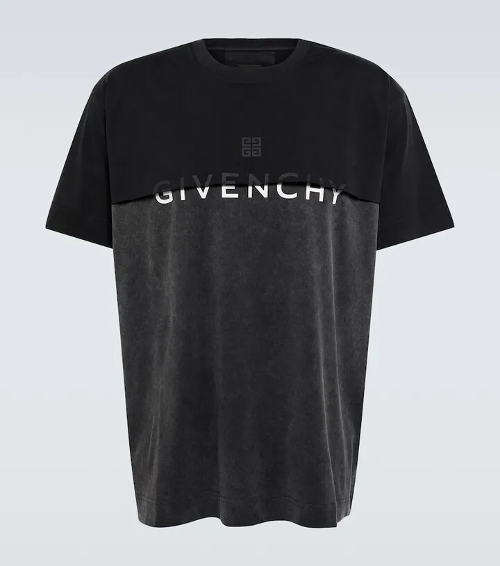 Overlay logo cotton jersey T-shirt