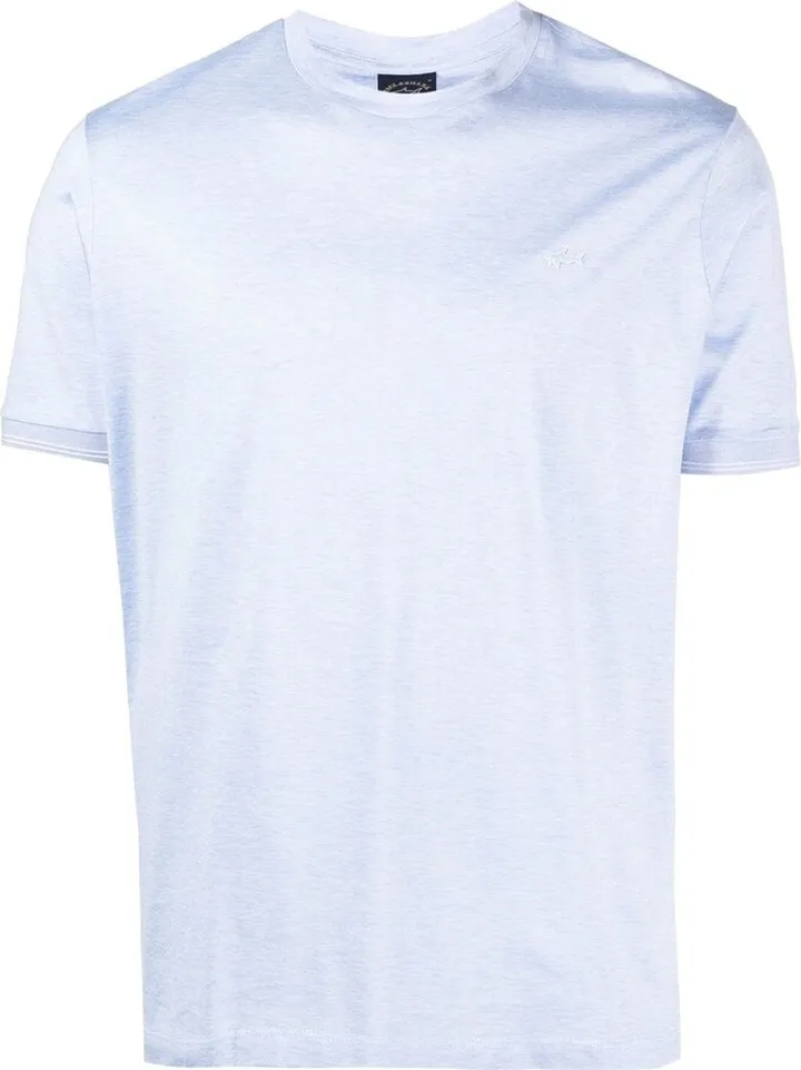 logo-patch cotton T-shirt