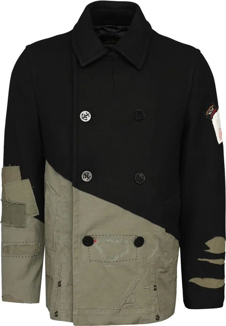 Wool Blend Double-breasted Coat