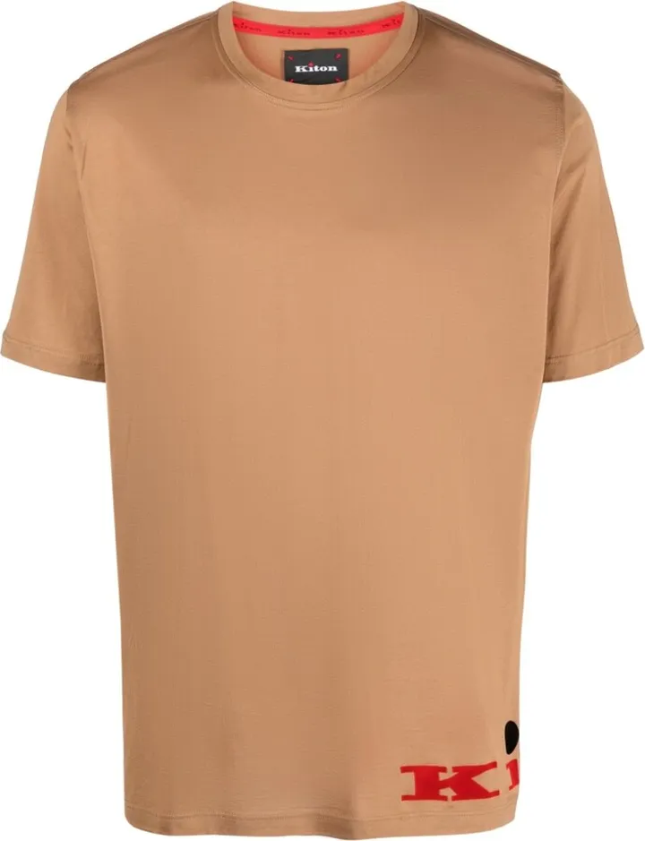 logo-print cotton T-shirt