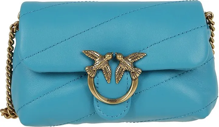 Pinko Love Micro Puff Chain Linked Mini Crossbody Bag