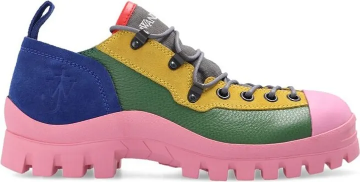 JW Anderson Colour-Block Hiking Lace-Up Boots