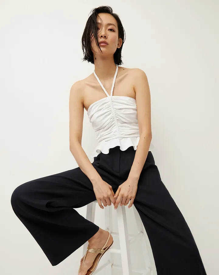 Arienne Peplum-Hem Top