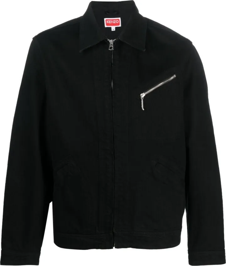 Zip-Fastening Denim Jacket