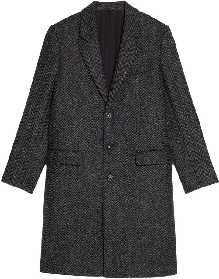Single-Breasted Tailored Coat