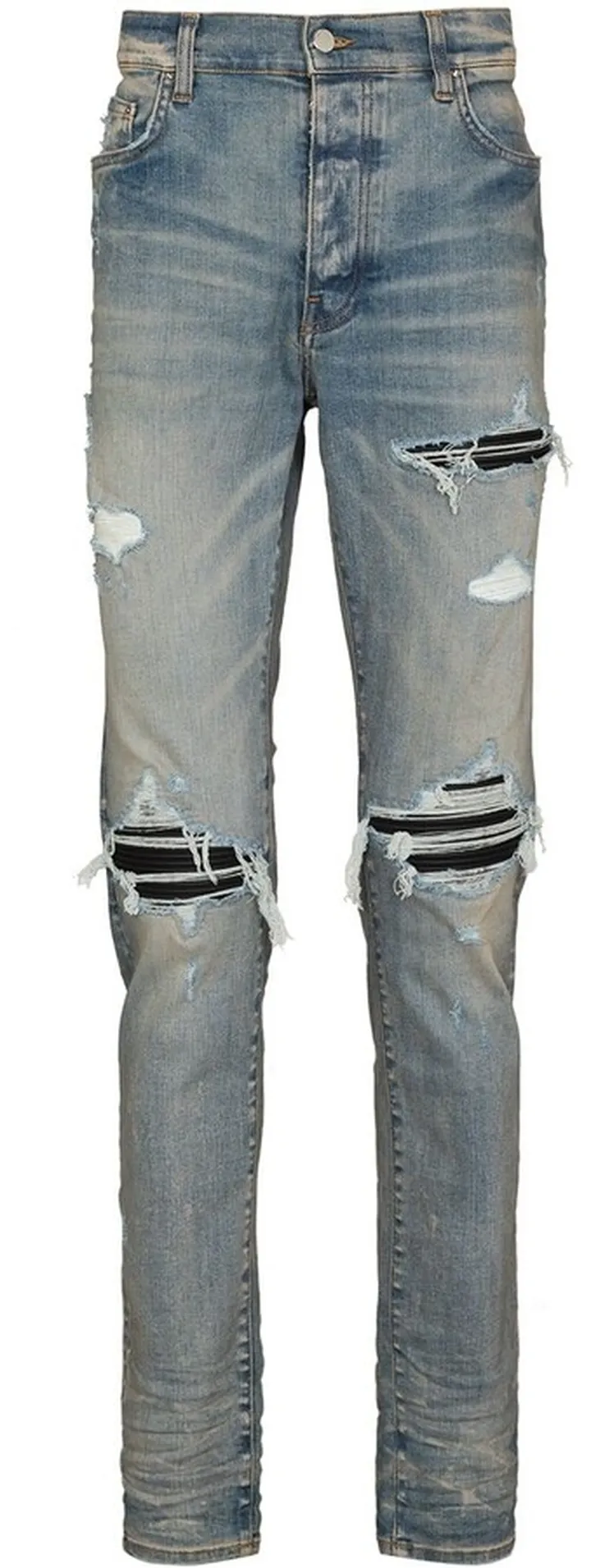 MX1 distressed-effect skinny jeans
