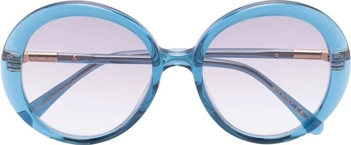 Oversized Round-Frame Sunglasses