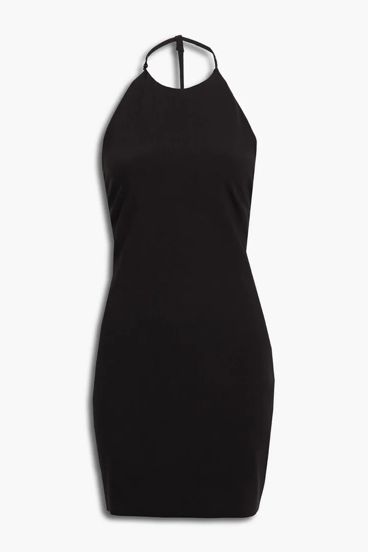 Palmyra crepe mini dress