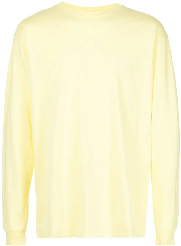 long-sleeved crew neck T-shirt