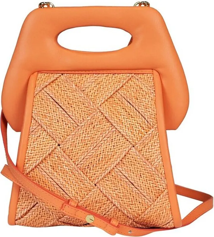 Themoirè Weaved Strapped Tote Bag