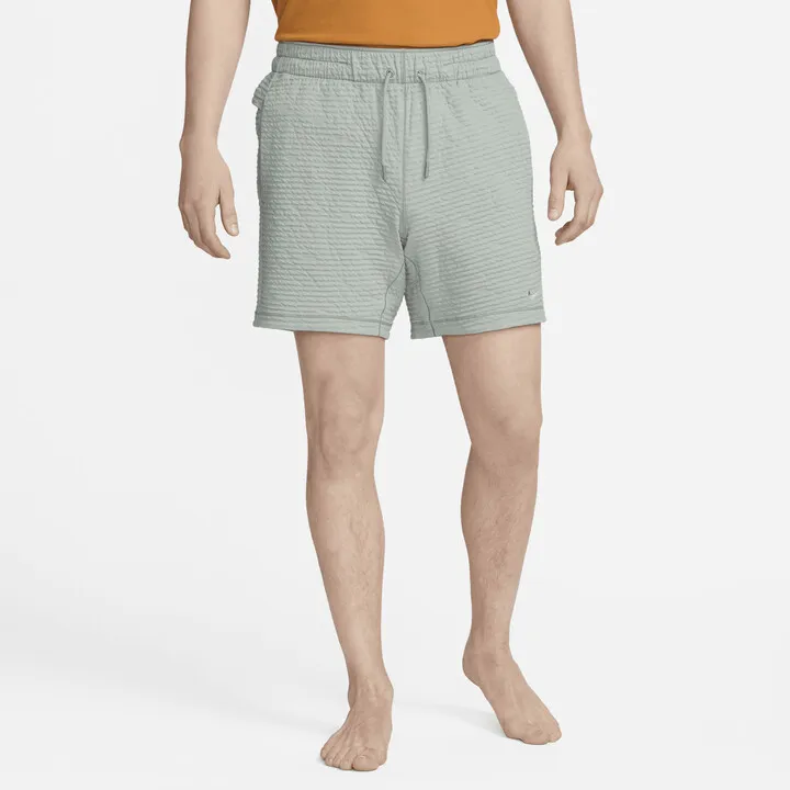 Men's Nike Yoga Dri-FIT 7" Unlined Shorts in Grey
