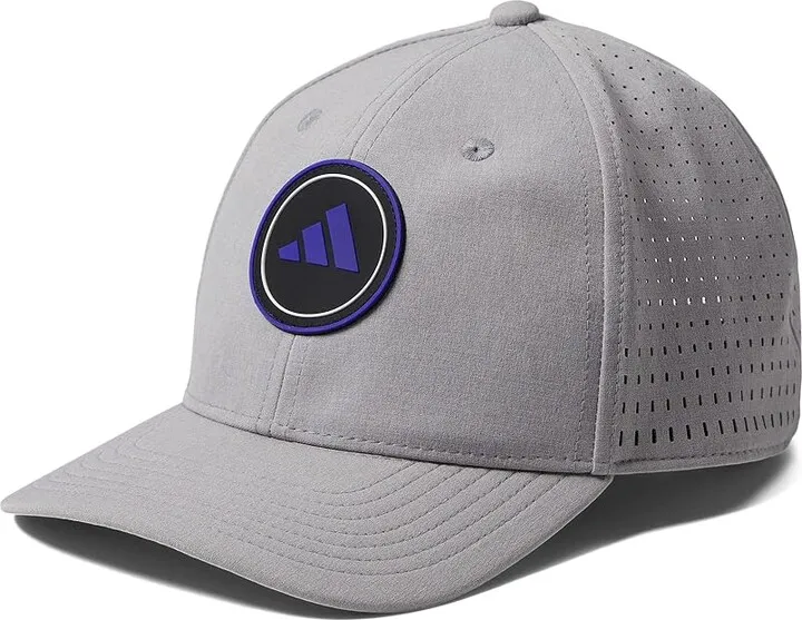 adidas Golf Hydrophobic Tour Hat (Medium Grey Heather) Caps
