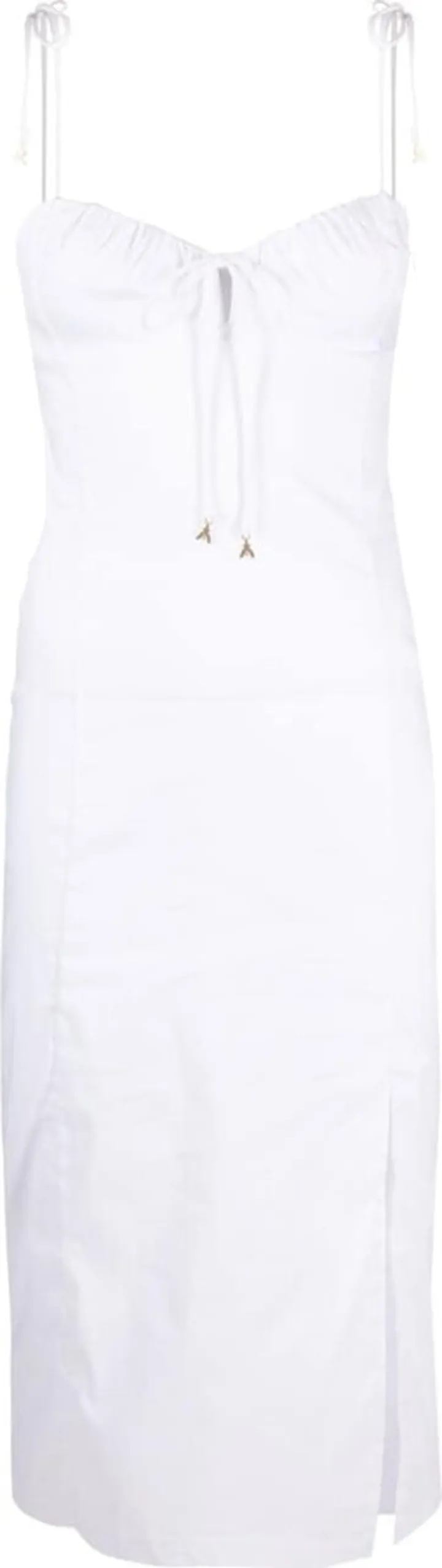 Tie-Detail Midi Dress