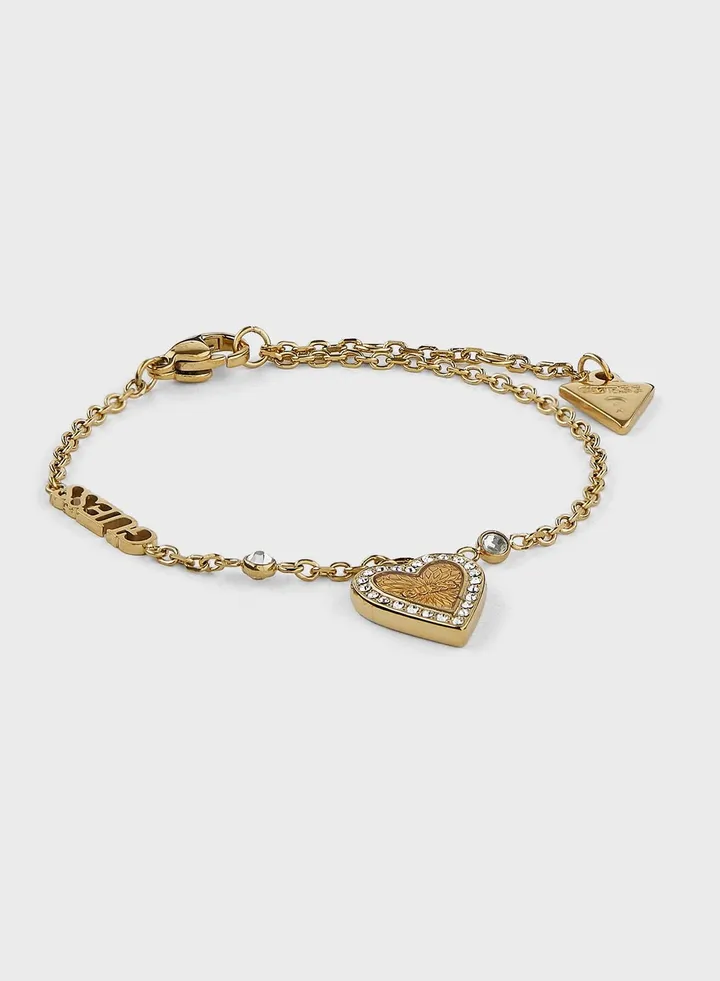 Single Heart Chain Bracelet