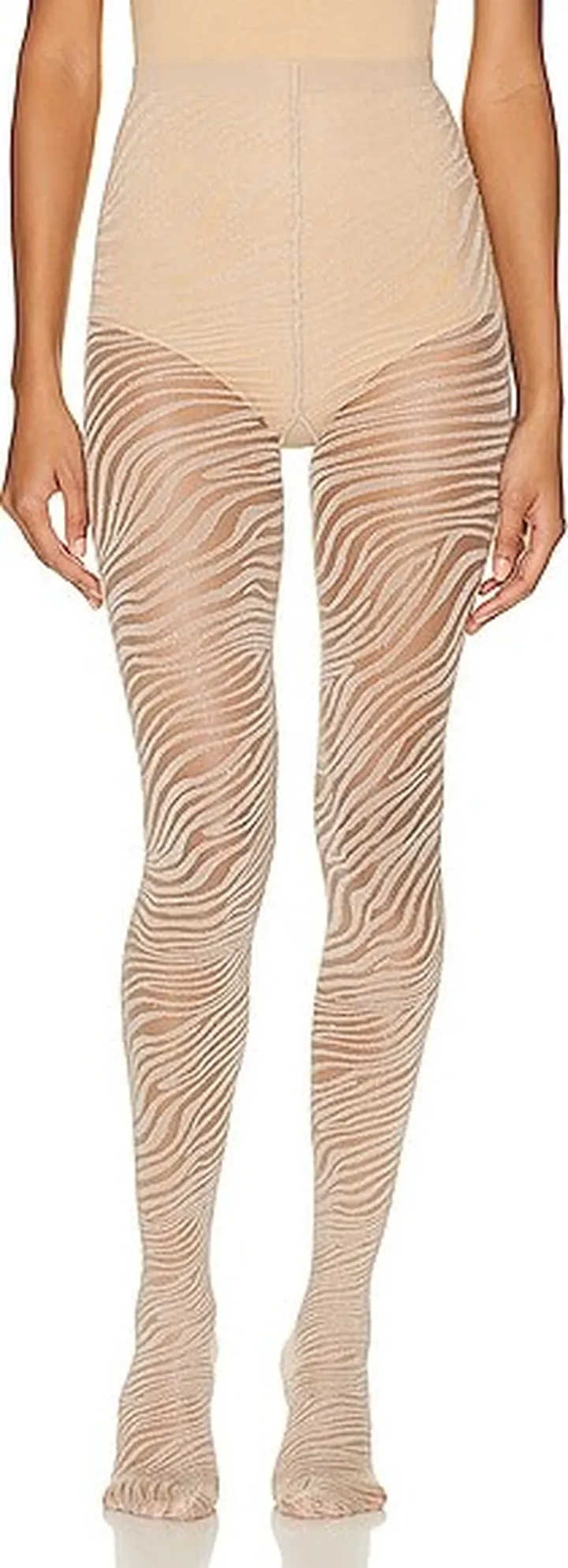 Wolford Zebra Tight in Nude