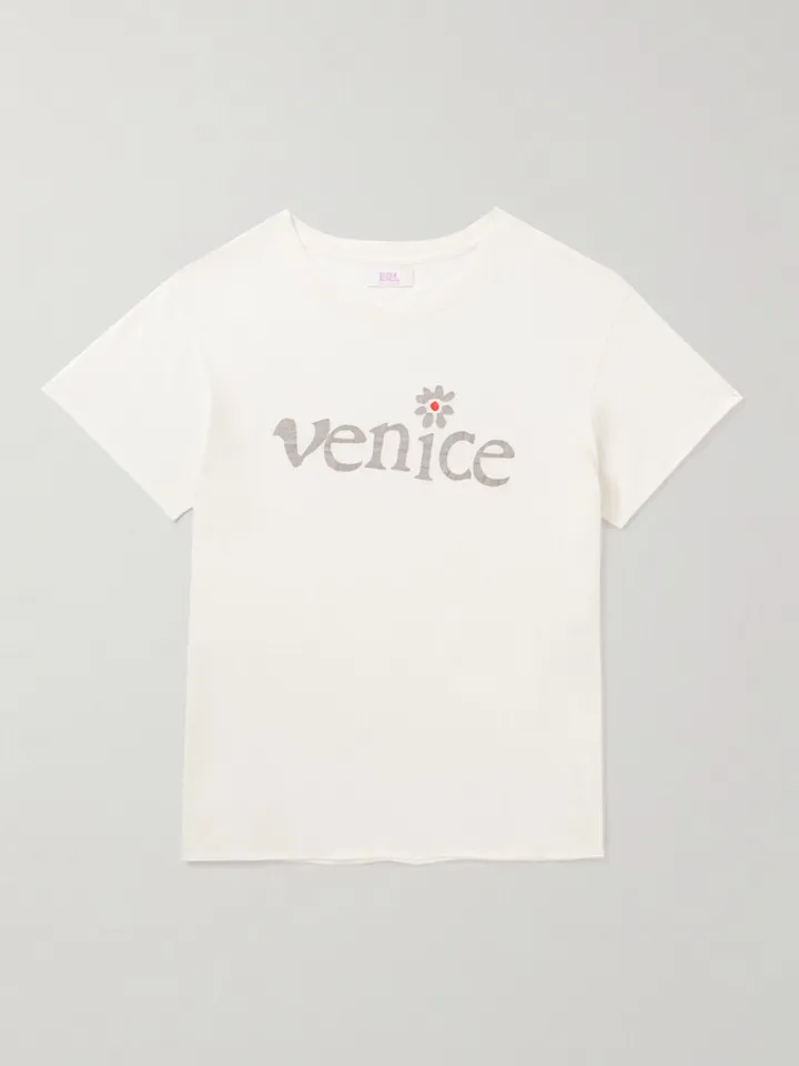 Printed Cotton-Jersey T-Shirt