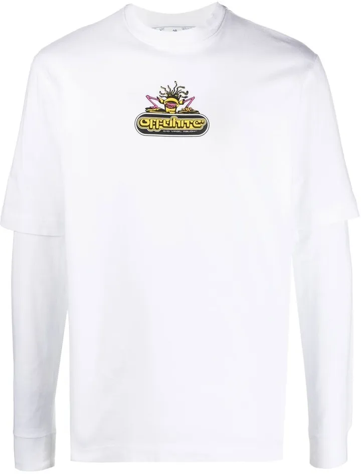 Arrows-motif short-sleeve T-shirt
