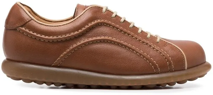 Ribbed Lace-Up Shoes