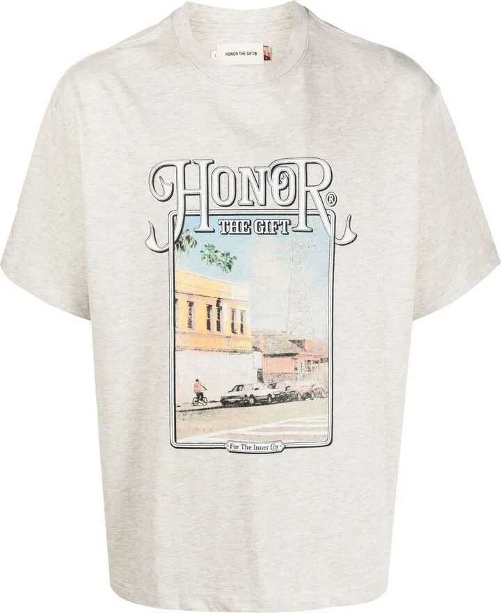 logo-print short-sleeve T-shirt