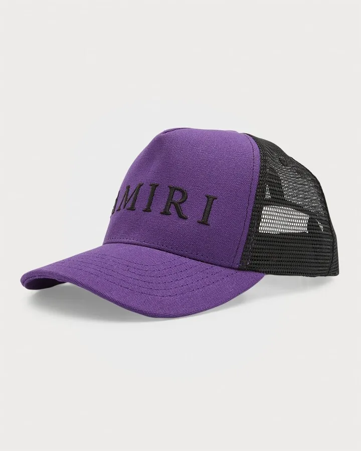 Men's Embroidered Logo Trucker Hat