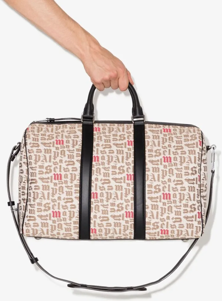 X Palm Angels Neutral Logo Holdall Bag