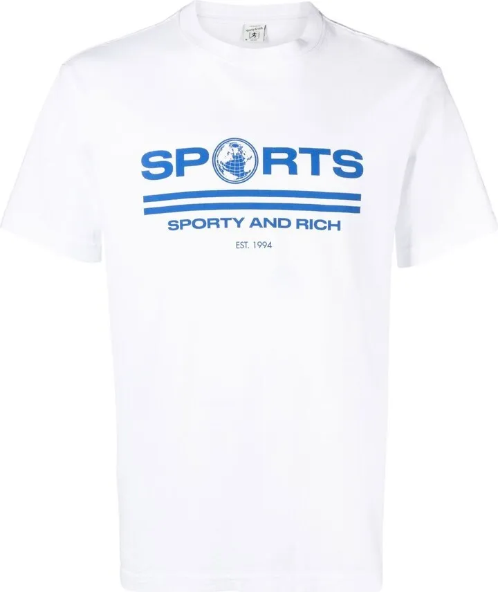 logo print short-sleeved T-shirt