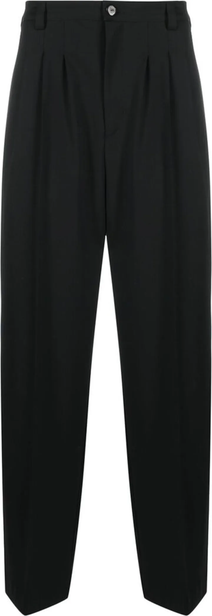 Black Kreuk Straight-Leg Trousers