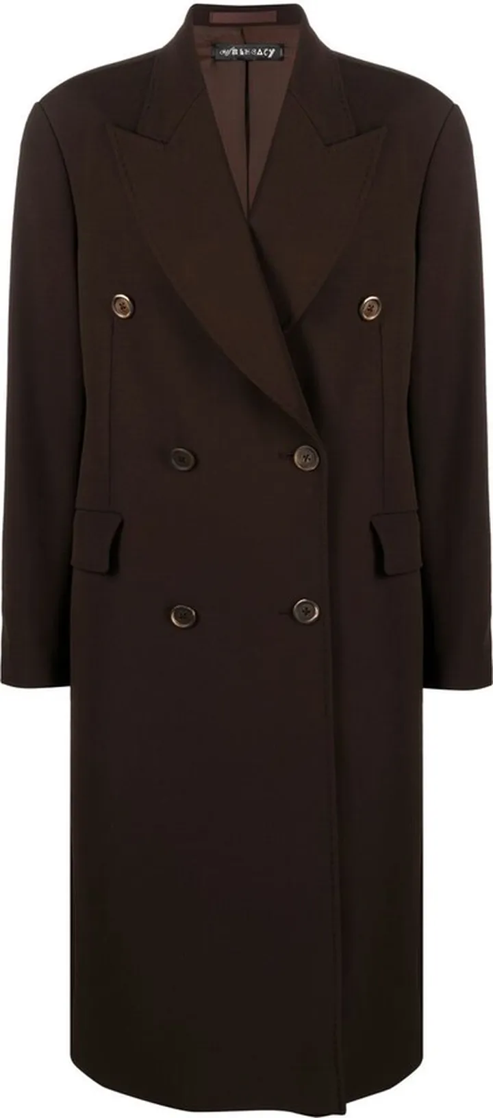 Double-Breasted Wool Coat