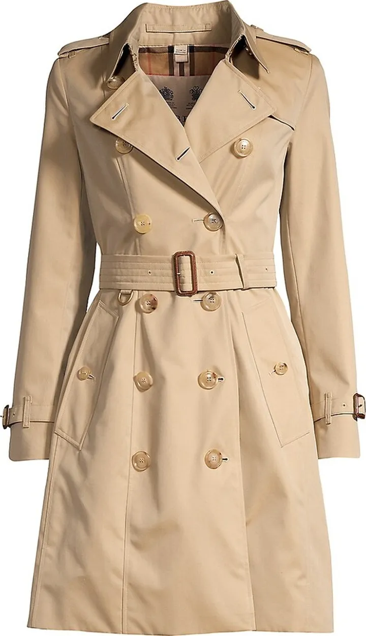 Heritage Chelsea Mid-Length Logo Trench Coat
