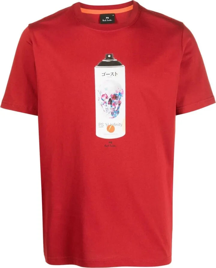 graphic-print cotton T-shirt