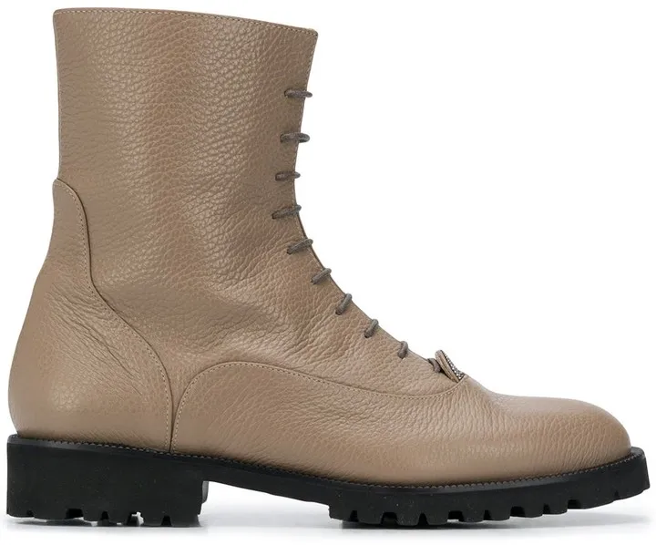 Lace-Up Combat Boots