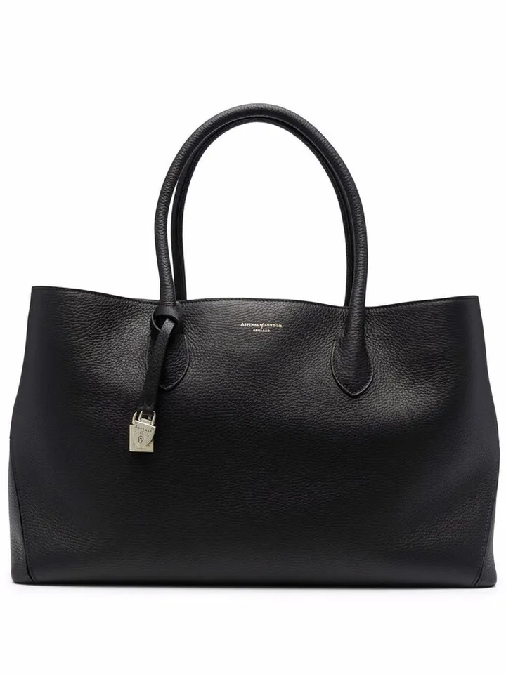 London leather tote
