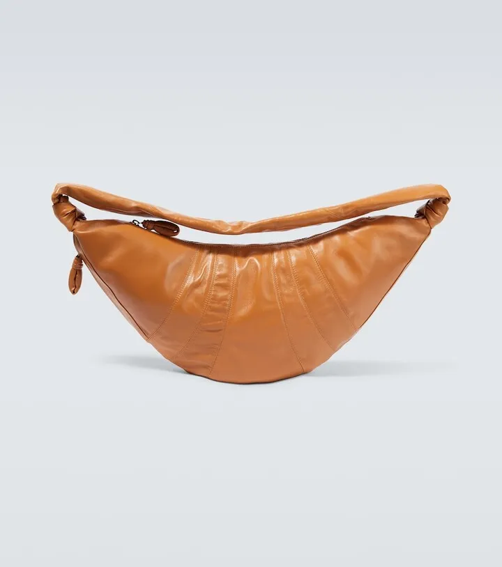 Croissant Large leather shoulder bag