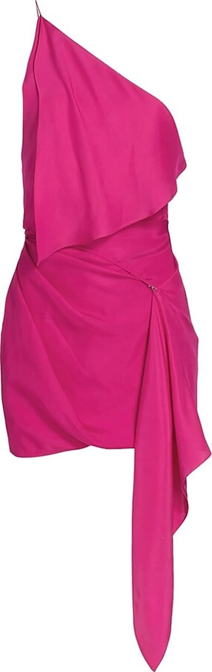 Hida Draped Asymmetric Minidress