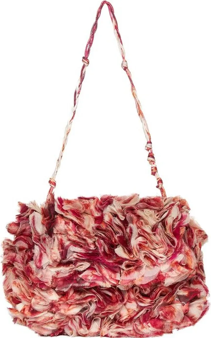 Dries Van Noten Ruffle Detailed Shoulder Bag