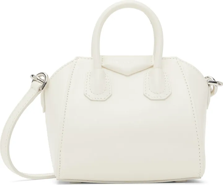 Givenchy White Micro Antigona Bag